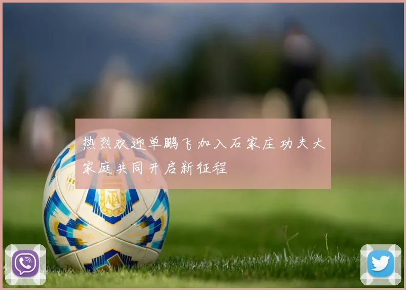 热烈欢迎单鹏飞加入石家庄功夫大家庭共同开启新征程